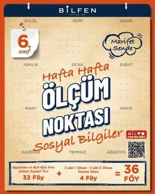 6. Sınıf Sosyal Bilgiler Hafta Hafta Ölçüm Noktası - Kolektif kitap kapağı