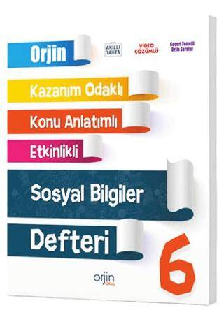6. Sınıf Sosyal Bilgiler Orjin Konu Anlatımlı Defter - Kolektif kitap kapağı