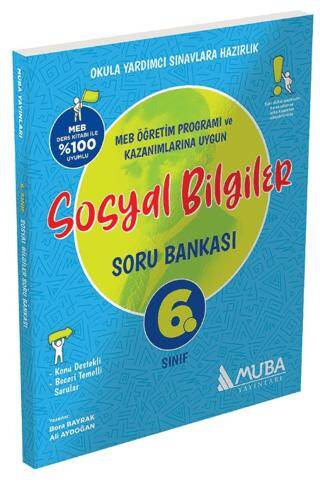 6. Sınıf Sosyal Bilgiler Soru Bankası - Bora Bayrak kitap kapağı