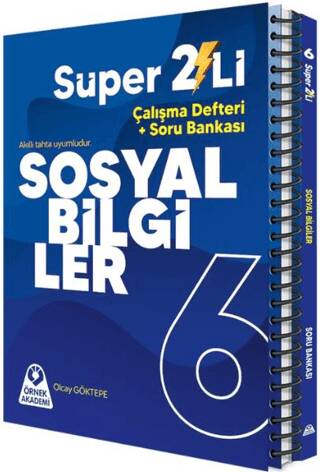6. Sınıf Süper İkili Sosyal Bilgiler Seti - Kolektif kitap kapağı