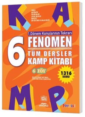 Fenomen Okul Yayınları 6. Sınıf Tüm Dersler Fenomen Kamp Kitabı - Kolektif kitap kapağı