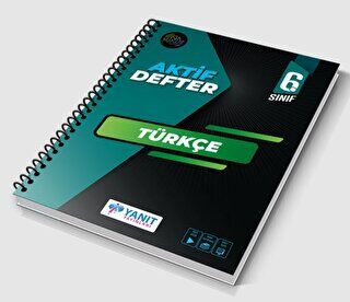 6.Sınıf Türkçe Aktif Defter - Kolektif kitap kapağı