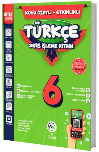 6. Sınıf Türkçe Ders İşleme Kitabı - Komisyon kitap kapağı