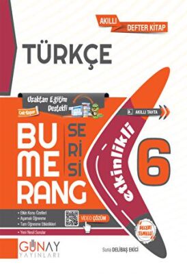 6.Sınıf Bumerang Etkinlikli Türkçe - Kolektif kitap kapağı