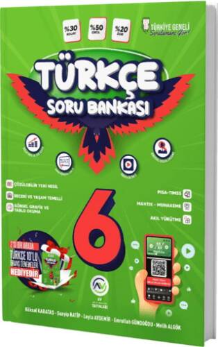 6. Sınıf Türkçe Soru Bankası - Komisyon kitap kapağı