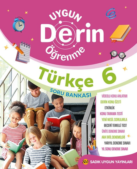 6. Sınıf Türkçe Soru Bankası Derin Öğrenme Serisi kitap kapağı