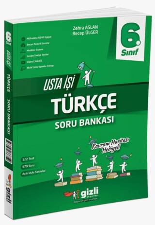 6. Sınıf Usta İşi Türkçe Soru Bankası - Zehra Aslan kitap kapağı