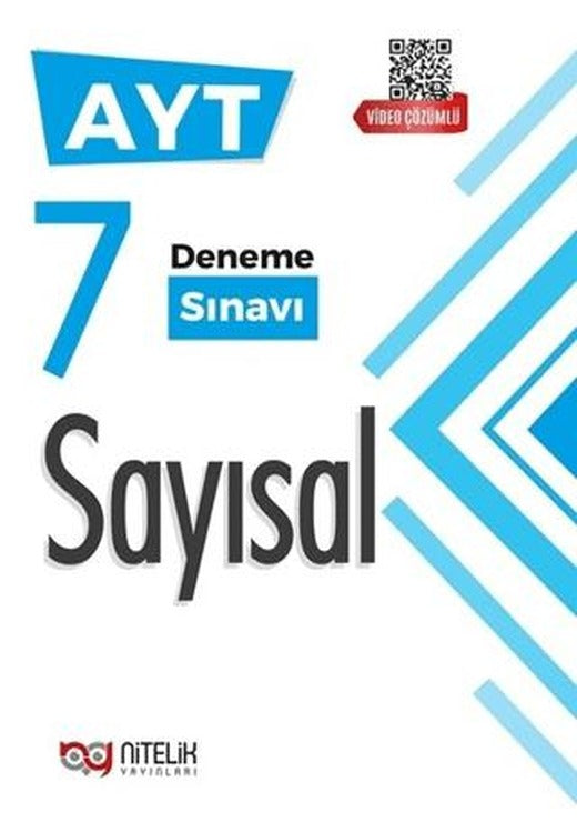 Nitelik YKS AYT Sayısal 7 Deneme Sınavı Video Çözümlü | Nitelik Yayınları (Ciltsiz)