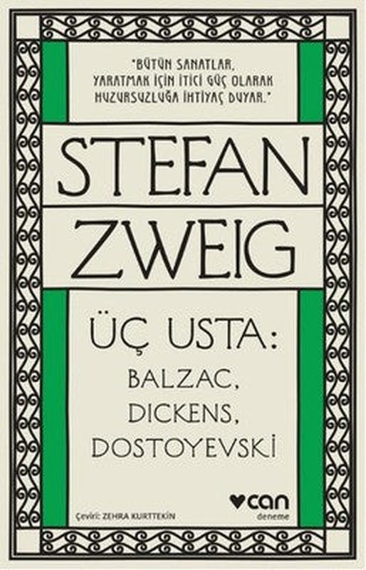 Üç Usta-Balzac Dickens Dostoyevski | Can Yayınları