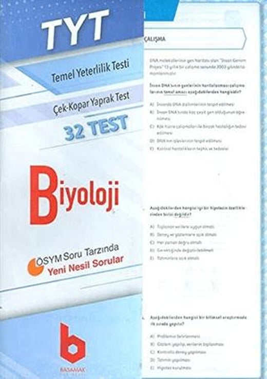 TYT Biyoloji Çek - Kopar Yaprak Test