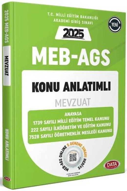 MEB AGS Mevzuat Konu Anlatımlı | Data Yayınları (Ciltsiz)