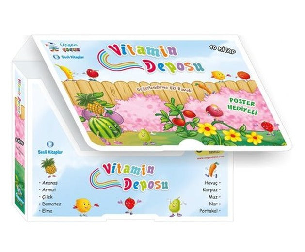 Vitamin Deposu Seti - 10 Kitap Takım | Üçgen Çocuk