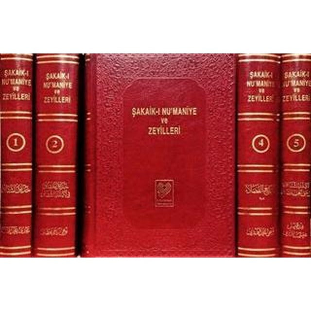 Şakaik-ı Nu'maniye ve Zeyilleri (5 Kitap Takım) | Çağrı Yayınları (Ciltli)
