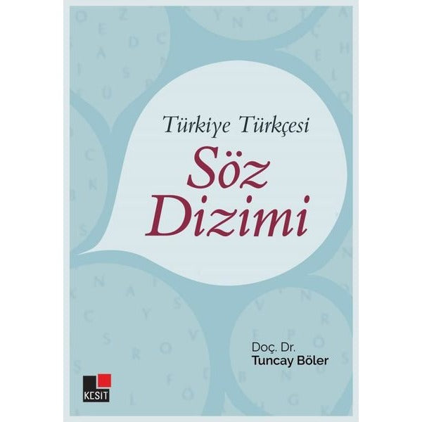 Türkiye Türkçesi Söz Dizimi | Kesit Yayınları (İnce Kapak)