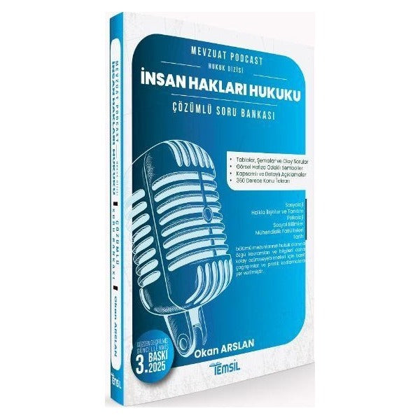İnsan Hakları Hukuku Çözümlü Soru Bankası | Temsil Kitap (Ciltsiz)