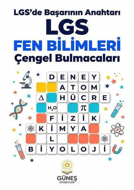 LGS'de Başarının Anahtarı: Fen Bilimleri Çengel Bulmacaları | Güneş Kitabevleri (İnce Kapak)