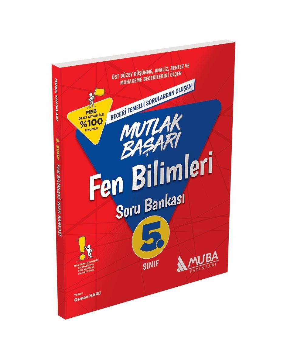 0554 MB 5. Sınıf Fen Bilimleri Soru Bankası | Muba Yayınları (İnce Kapak)