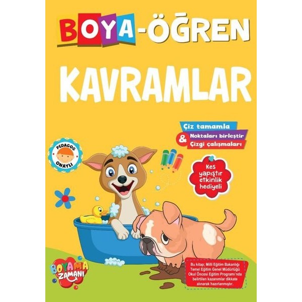 Boya Öğren – Kavramlar | Boyama Zamanı (Ciltsiz)