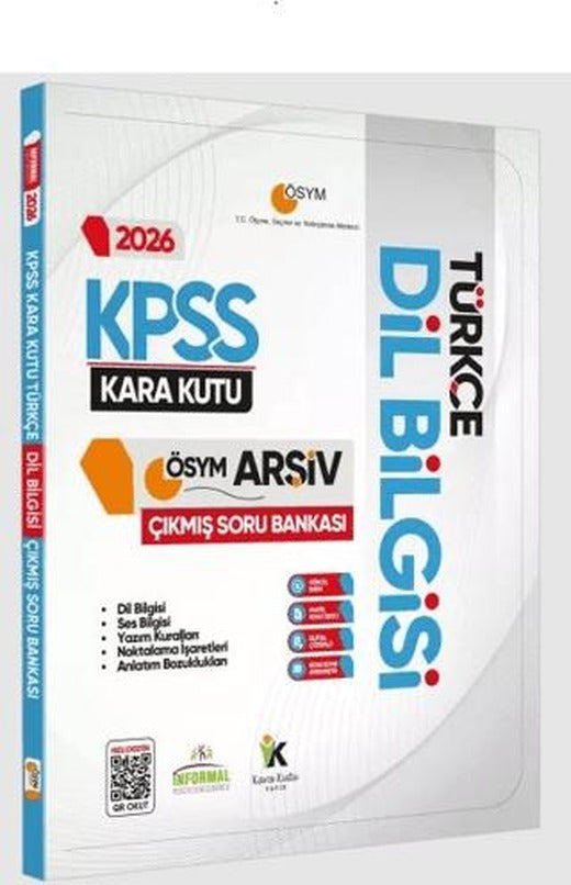 2026 KPSS Türkçenin Kara Kutusu Dil Bilgisi ÖSYM Çıkmış Soru Bankası Konu Özetli Dijital Çözümlü