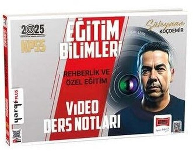 2025 KPSS Eğitim Bilimleri Rehberlik ve Özel Eğitim Video Ders Notları | Yargı Yayınları (İnce Kapak)