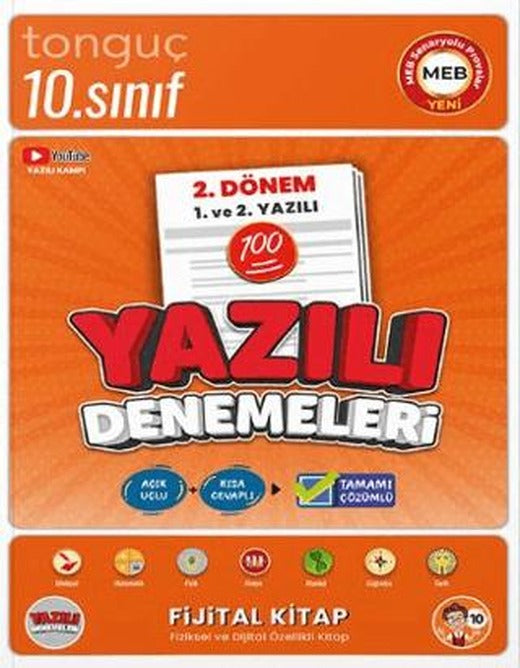 10. Sınıf Yazılı Denemeleri 2. Dönem 1 ve 2. Yazılı