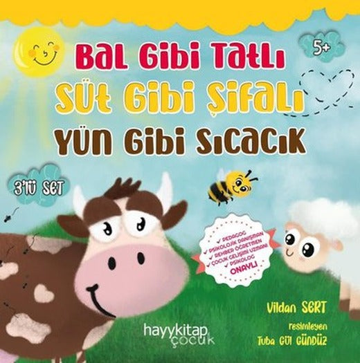 Bal Gibi Tatlı Süt Gibi Şifalı Yün Gibi Sıcacık Seti - 3 Kitap Takım | Hayy Kitap