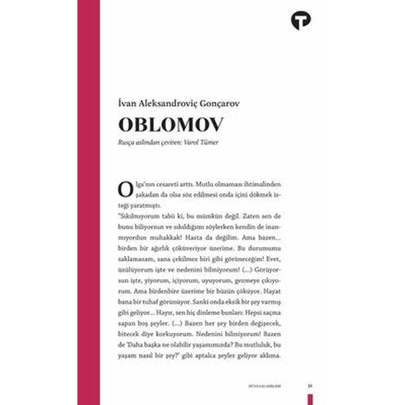 Oblomov | Yordam Edebiyat
