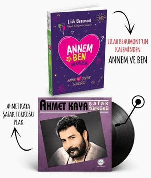 Plaklı Kitaplar - Annem ve Ben - Ahmet Kaya Şafak Türküsü | Plak (Ciltsiz)