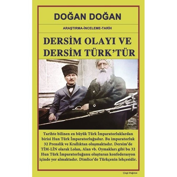 Dersim Olayı ve Dersim Türk'tür | Bilge Karınca Yayınları (İnce Kapak)