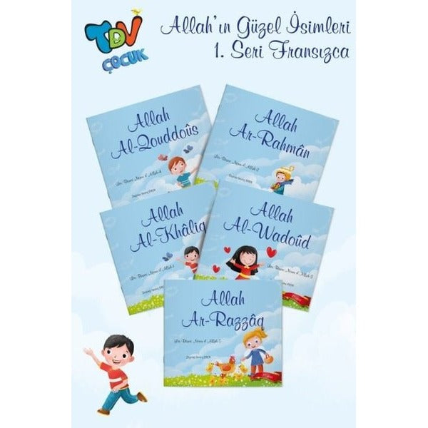 Les Beaux Noms d'Allah (Allah’ın Güzel İsimleri 1 Set 5 Kitap)
