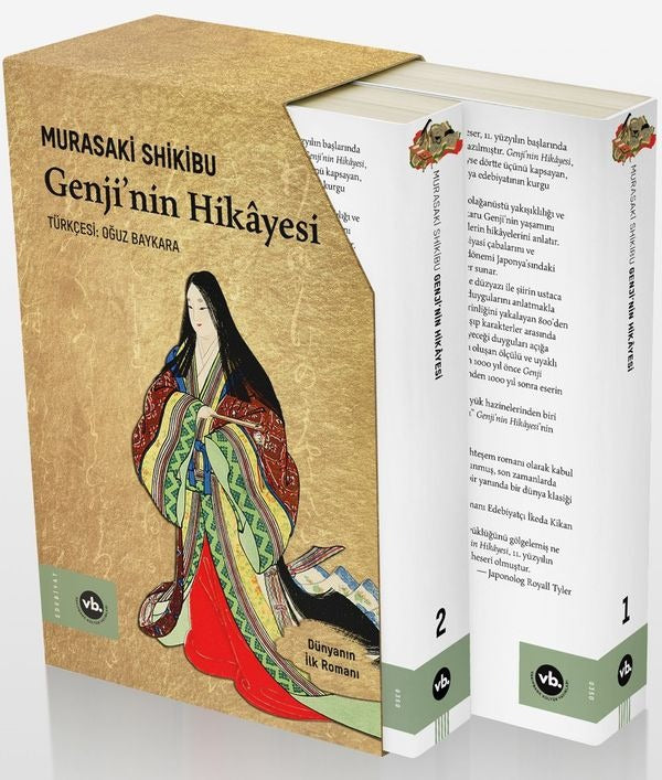 Genji'nin Hikayesi Seti - 2 Kitap Takım - Kutulu | VakıfBank Kültür Yayınları (İnce Kapak )