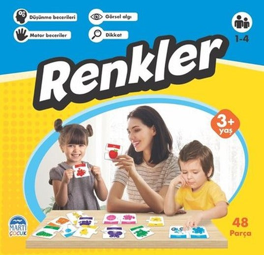 Renkler-Eğitici Yapboz 3+Yaş | Martı Yayınları
