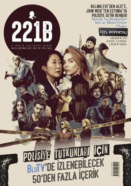 221B İki Aylık Polisiye Dergi Sayı: 36 Mayıs - Haziran 2022 | 221B Dergisi (Ciltsiz)