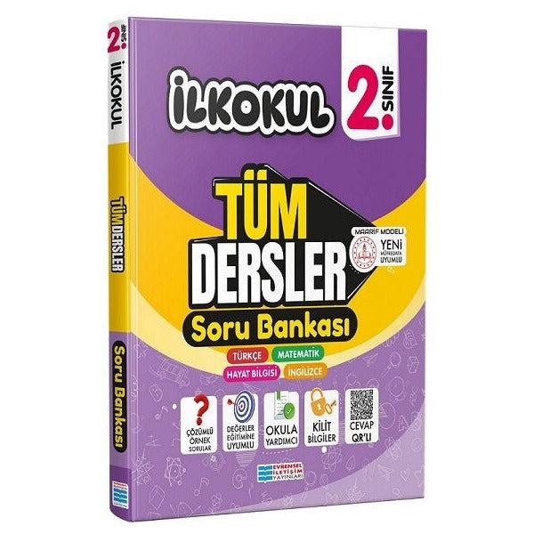 2. Sınıf Tüm Dersler Soru Bankası | Evrensel İletişim Yayınları (İnce Kapak)