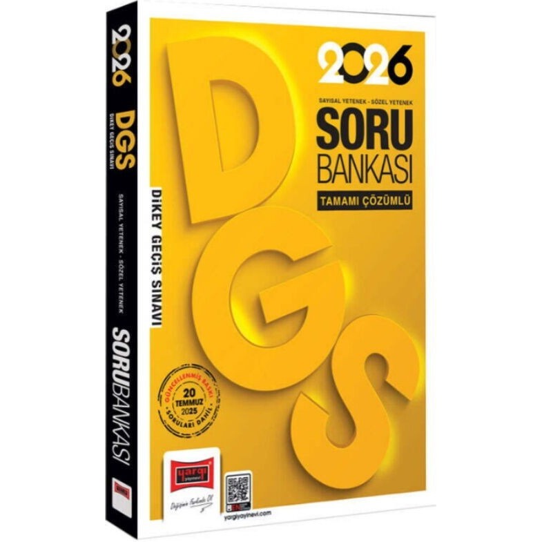 2026 DGS Sayısal-Sözel Yetenek Tamamı Çözümlü Soru Bankası