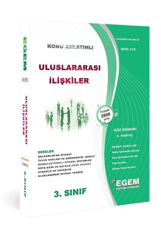 3. Sınıf 5. Yarıyıl Uluslararası İlişkiler Konu Anlatımlı Soru Bankası (Kod 315)
