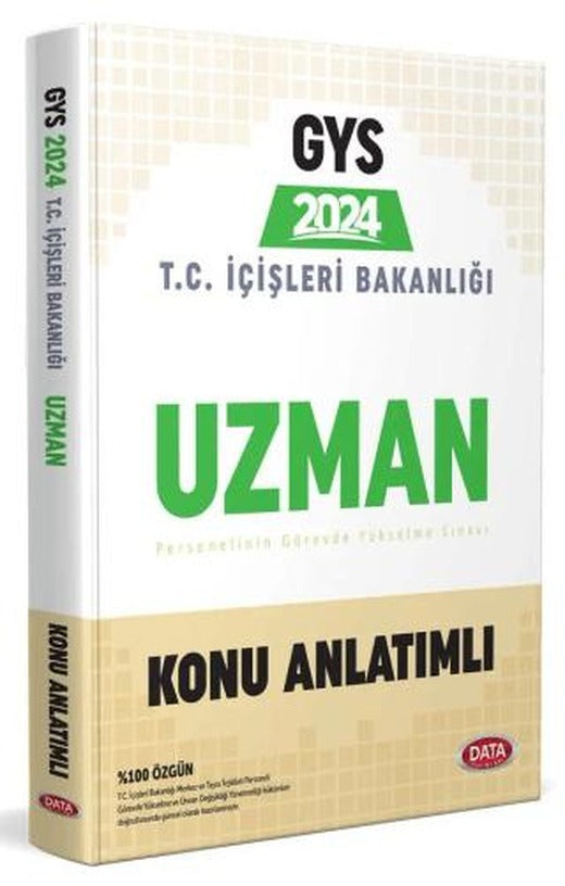 T.C. İçişleri Bakanlığı Uzman GYS Konu Anlatımlı | Data Yayınları (Ciltsiz)