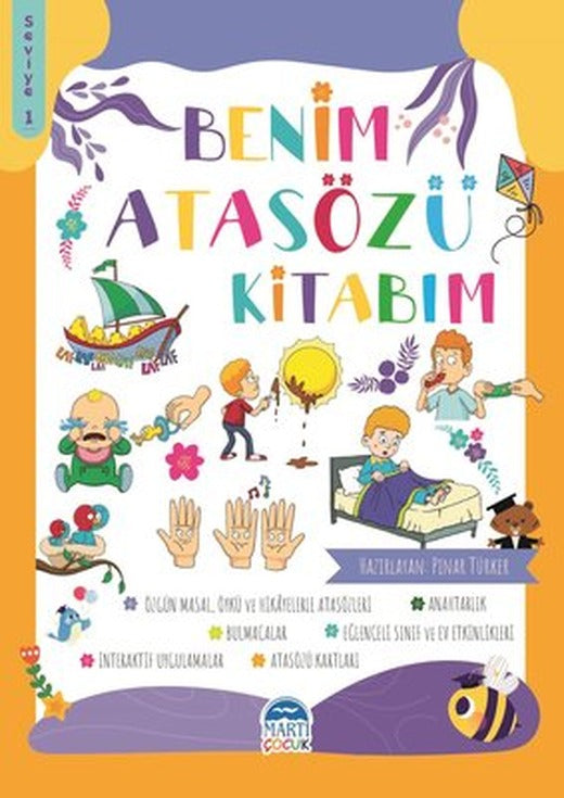 Benim Atasözü Kitabım 1 - Seviye 1 | Martı Yayınları