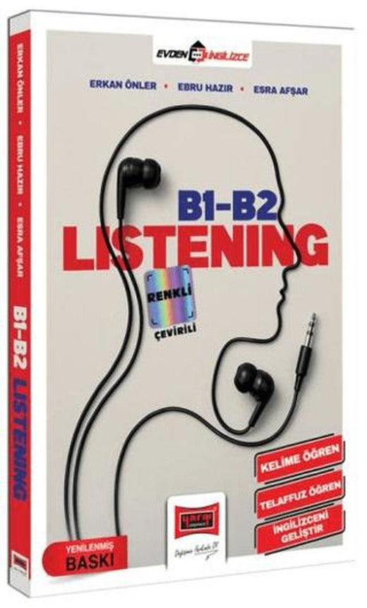 B1-B2 Listening Renkli Çevirili | Yargı Yayınevi (Ciltsiz)