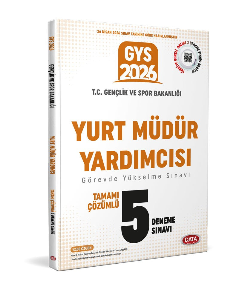 2026 GYS T.C. Gençlik ve Spor Bakanlığı Yurt Müdür Yardımcısı Çözümlü 5 Deneme Sınavı