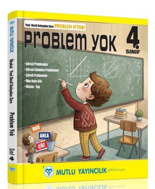 4. Sınıf Problem Yok Yeni Nesil | Mutlu Yayıncılık (İnce Kapak)