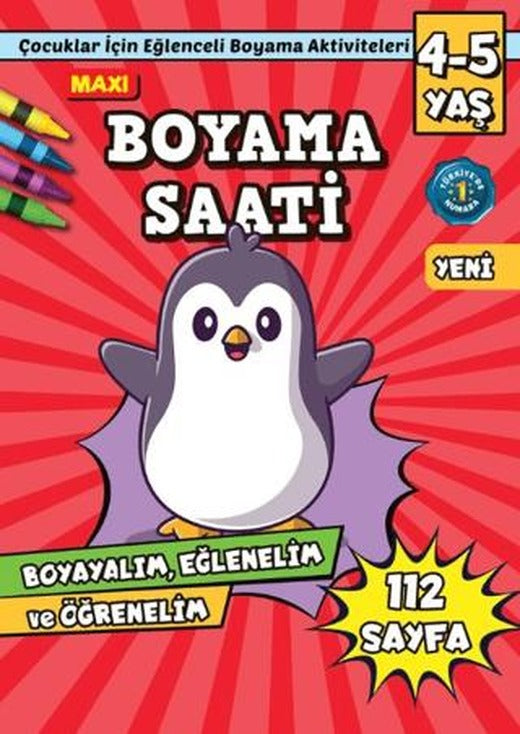 Maxi Boyama Saati 8 | Maxi Yayıncılık (Ciltsiz)