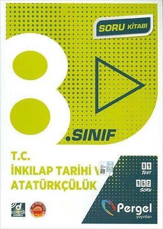 8.Sınıf T.C. İnkılap Tarihi ve Atatürkçülük Soru Kitabı | Pergel (İnce Kapak)
