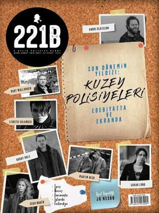 221B İki Aylık Polisiye Dergi Sayı: 13 Ocak - Şubat 2018 | 221B Dergisi (Ciltsiz)