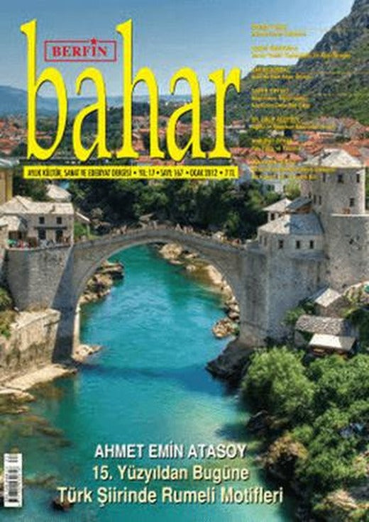 Berfin Bahar Aylık Kültür, Sanat ve Edebiyat Dergisi Sayı: 167 | Berfin Bahar Dergisi (Ciltsiz)