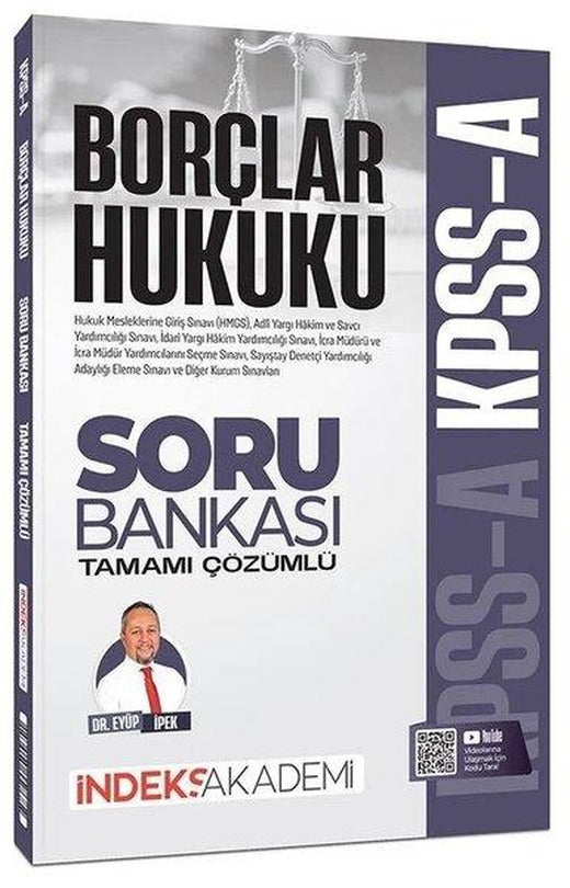 2026 KPSS A Grubu Borçlar Hukuku Soru Bankası Çözümlü | İndeks Akademi (İnce Kapak)