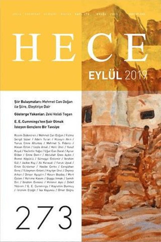 Hece Aylık Edebiyat Dergisi Sayı: 273 Eylül 2019 | Hece Dergisi (Ciltsiz)