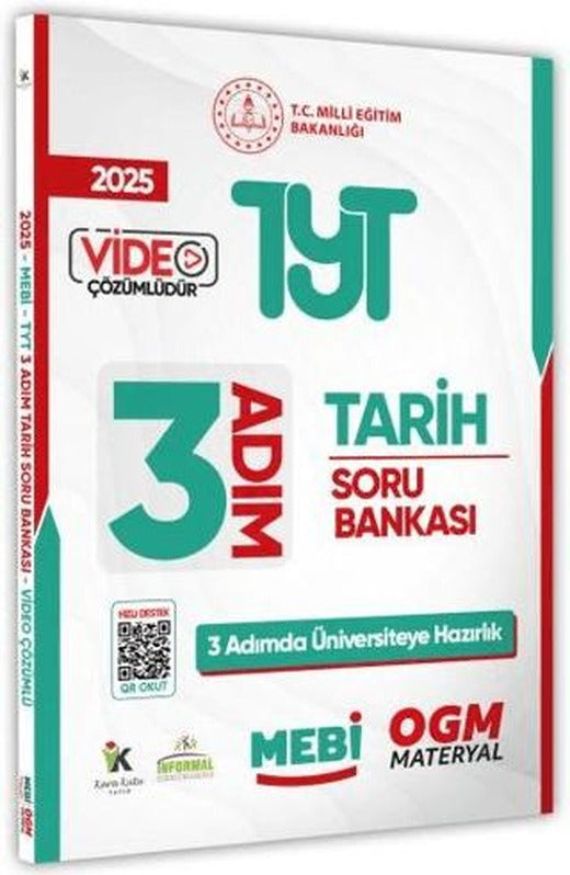 2025 TYT MEBİ-OGM 3 ADIM Tarih Soru Bankası Video Çözüm