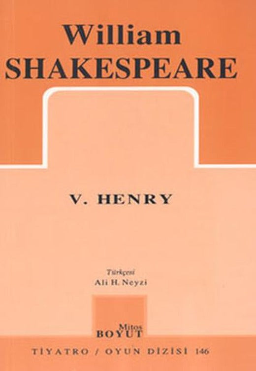 V.Henry | Mitos Boyut Yayınları - Tiyatro Oyun Dizisi (İnce Kapak)