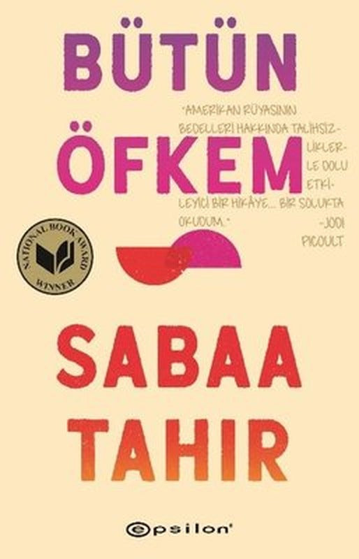 Bütün Öfkem | Epsilon Yayınevi (İnce Kapak)